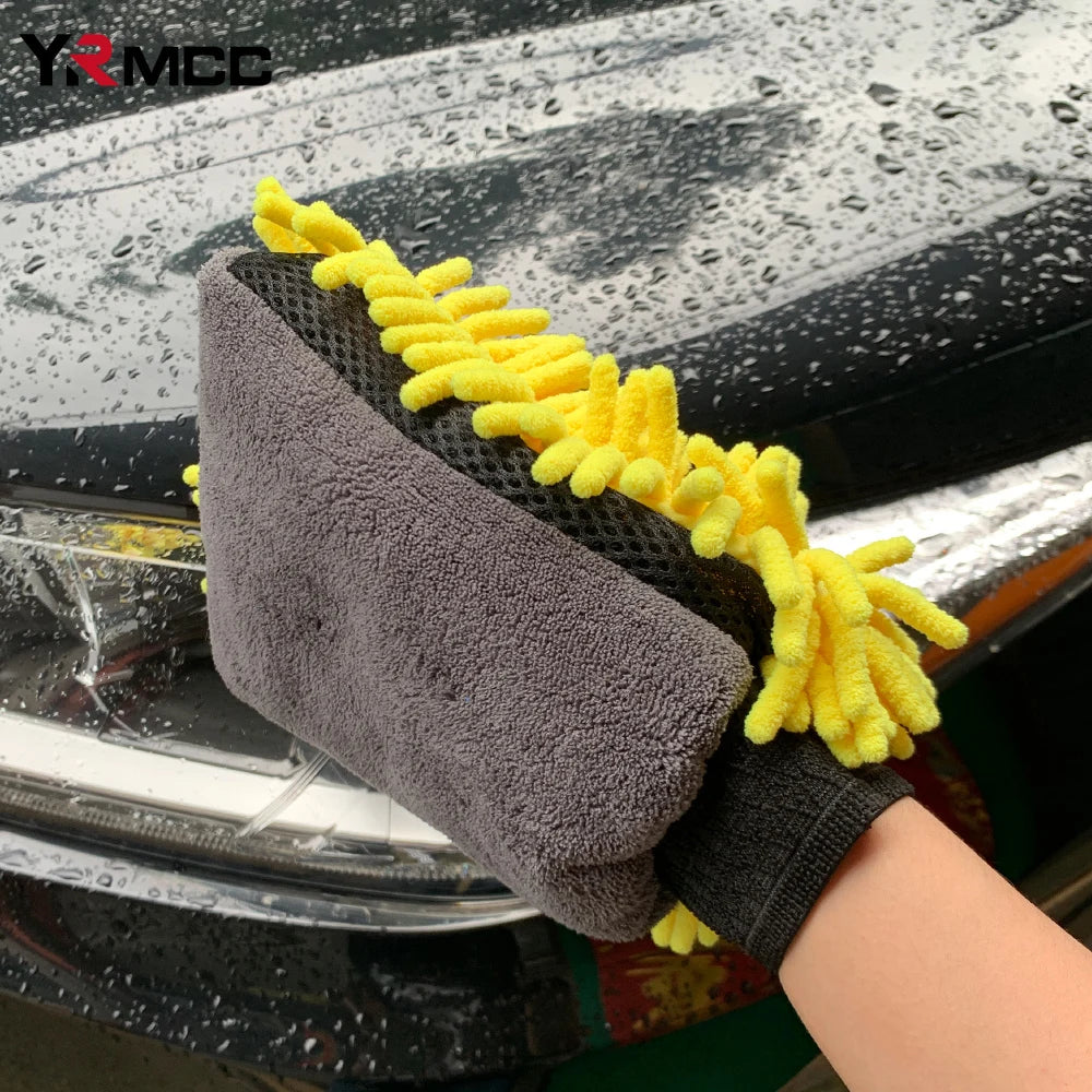 Gants de lavage de voiture Microfibre imperméable