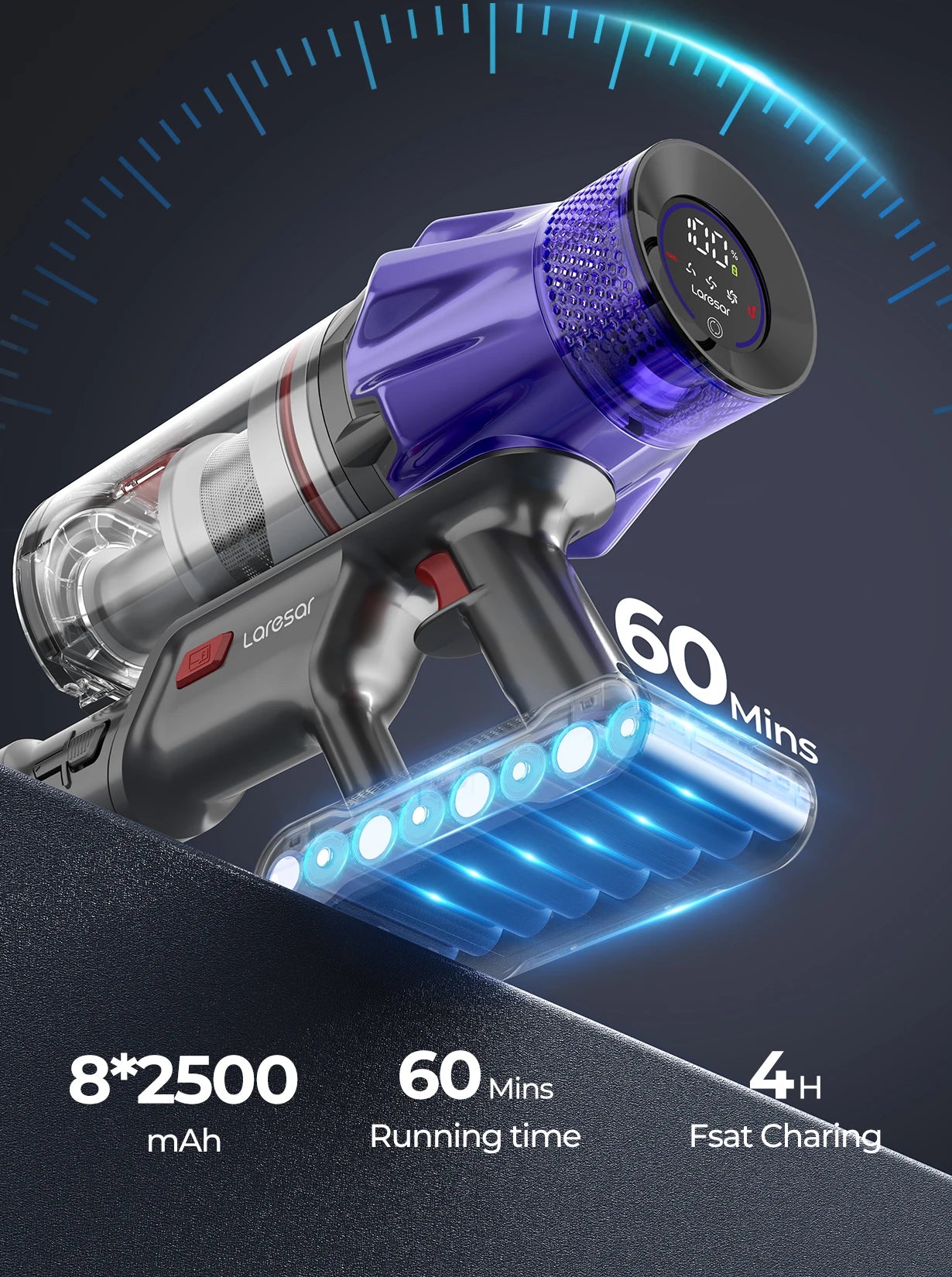 VAC V7 Aspirateur sans fil 500W