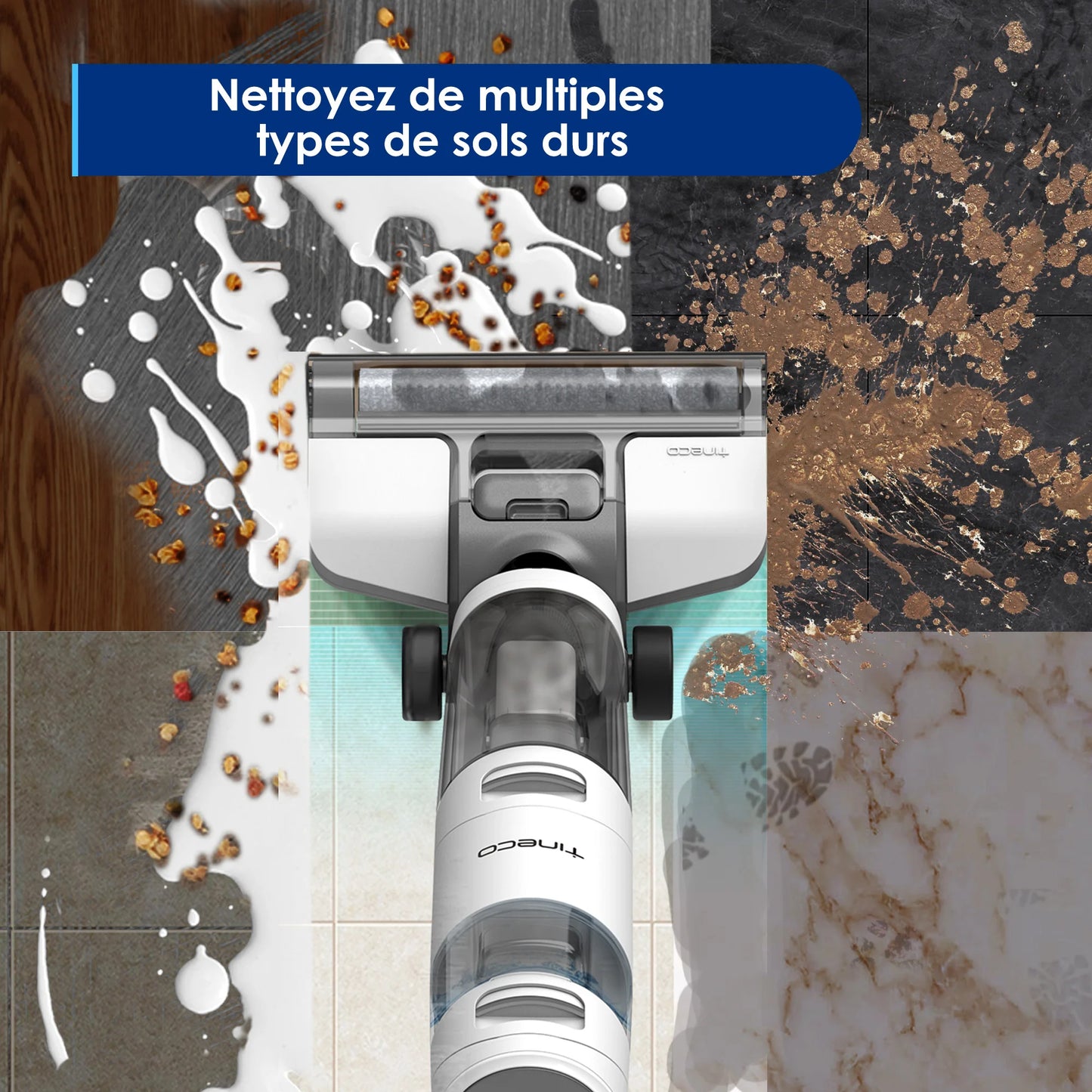 VAC iFLOOR 3 Aspirateur sec et humide Nettoyeur sans fil Tineco