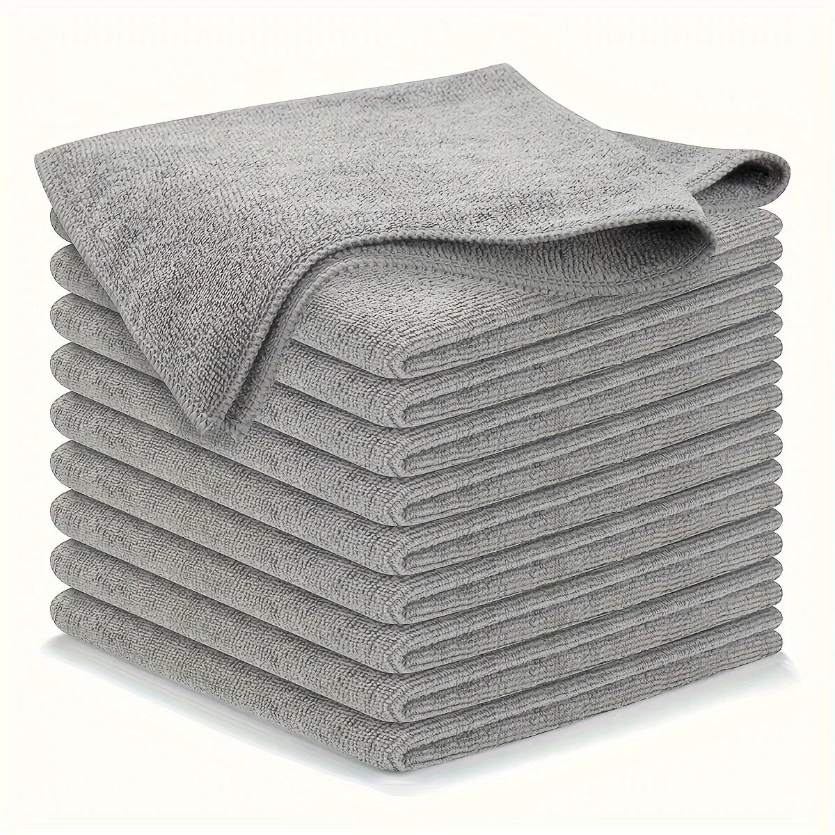 chiffons de nettoyage gris clair en fibres ultra-fines