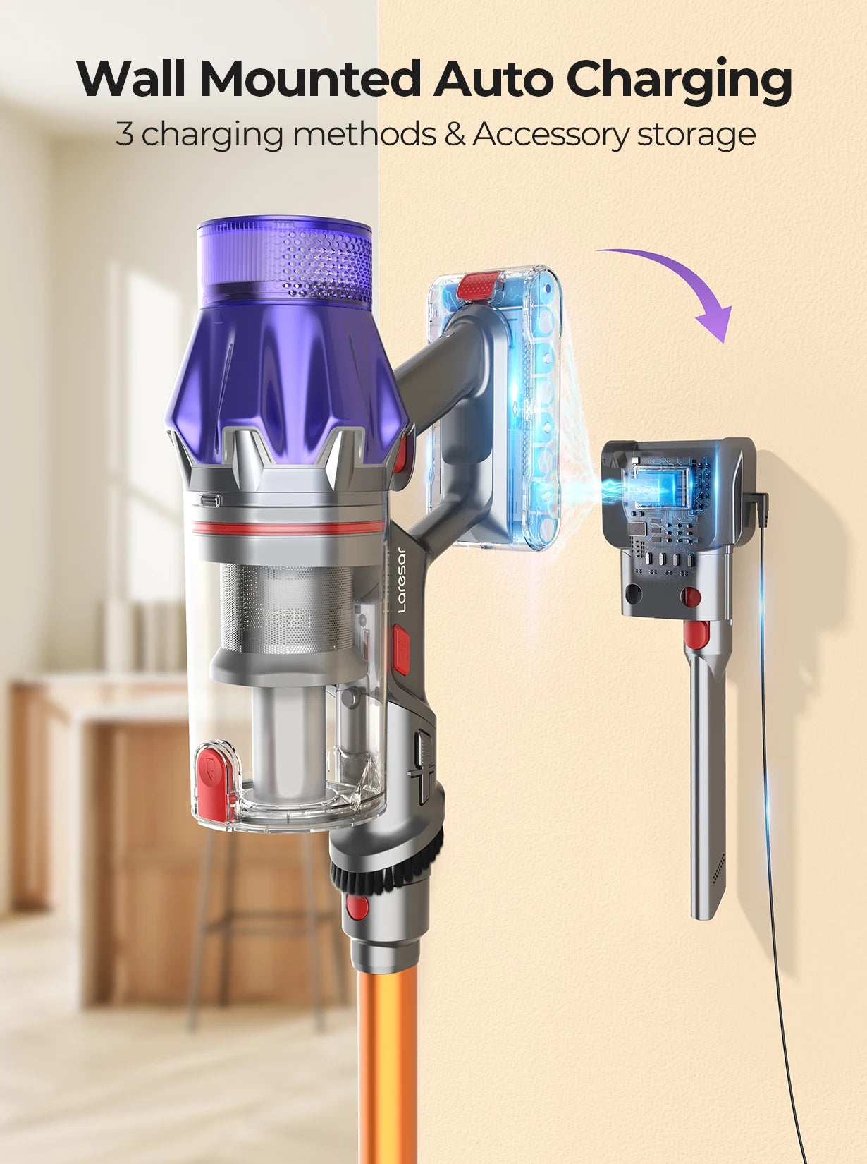 VAC V7 Aspirateur sans fil 500W