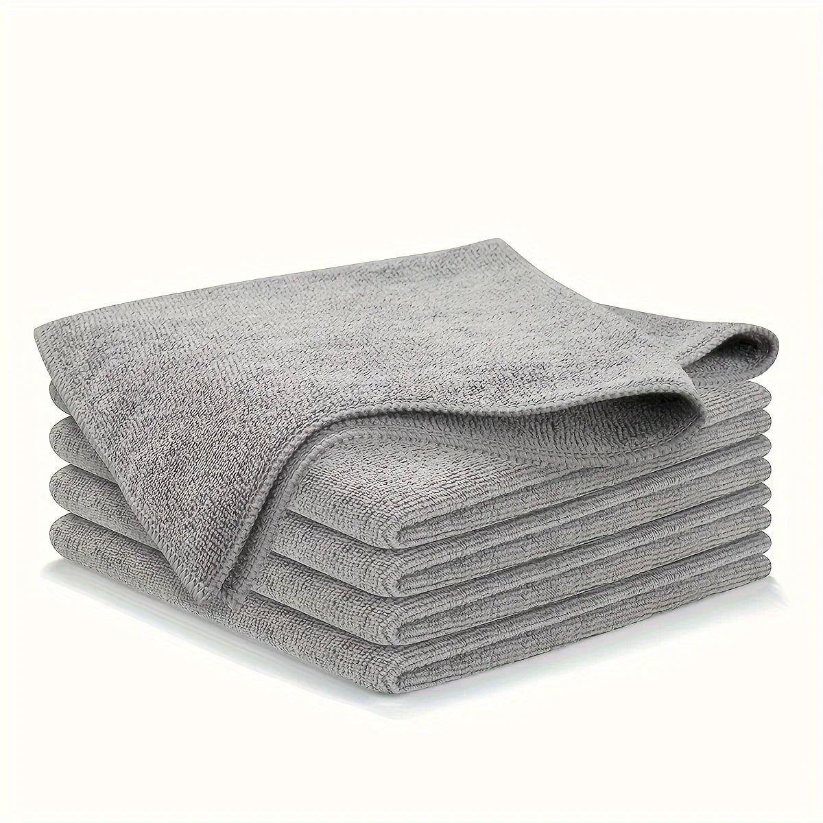 chiffons de nettoyage gris clair en fibres ultra-fines