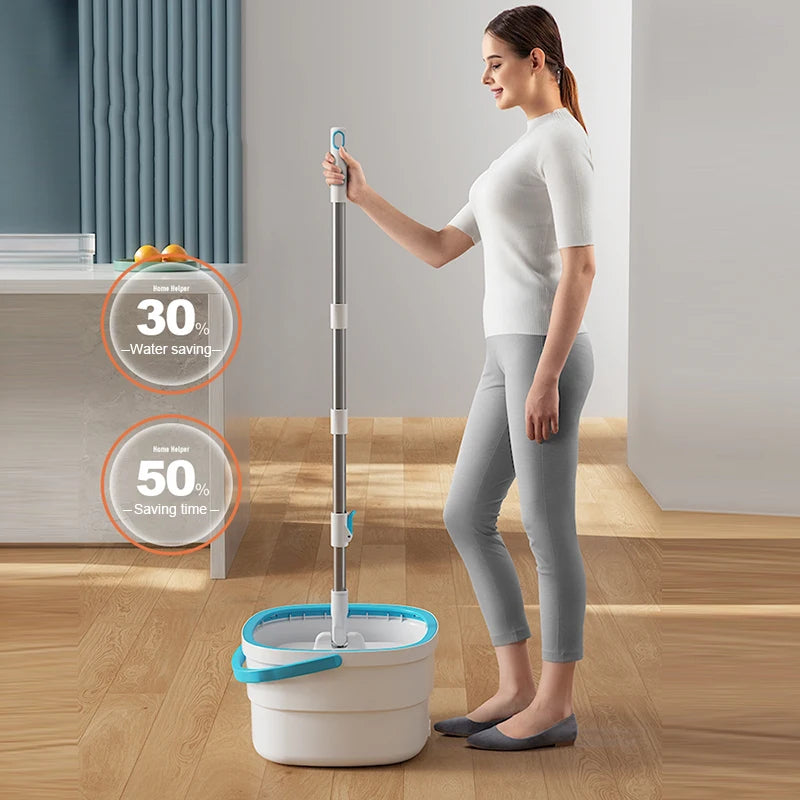 Serpillère à pression Nettoyage ménager 360°