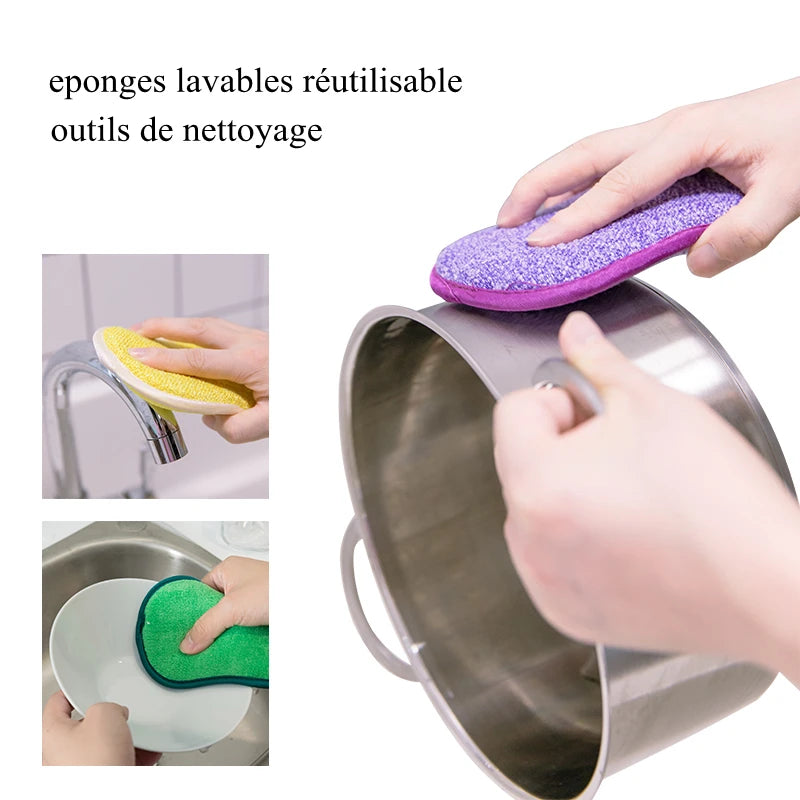 Éponge Magique Brosse De Nettoyage Cuisine 5-10 pièces