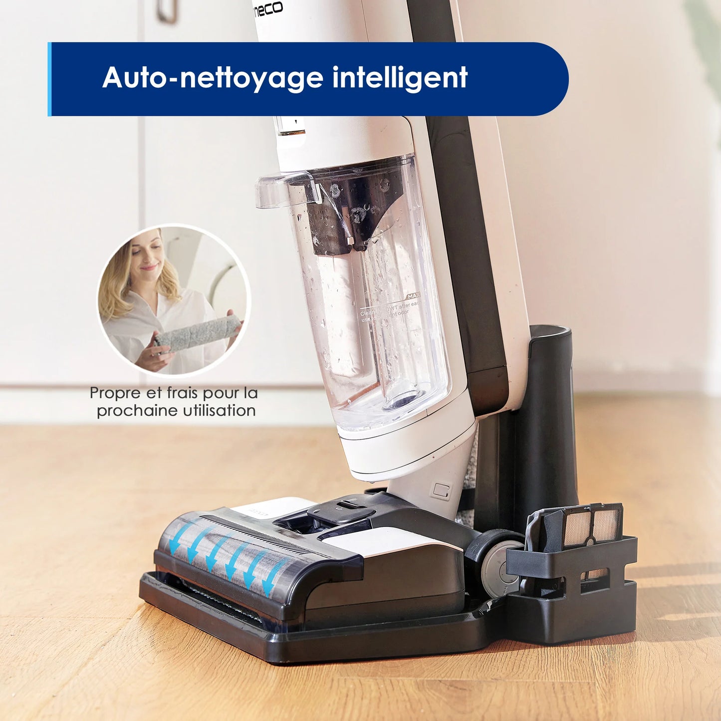 VAC iFLOOR 3 Aspirateur sec et humide Nettoyeur sans fil Tineco